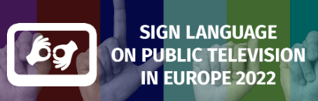 sign language on public television in Europe 2022