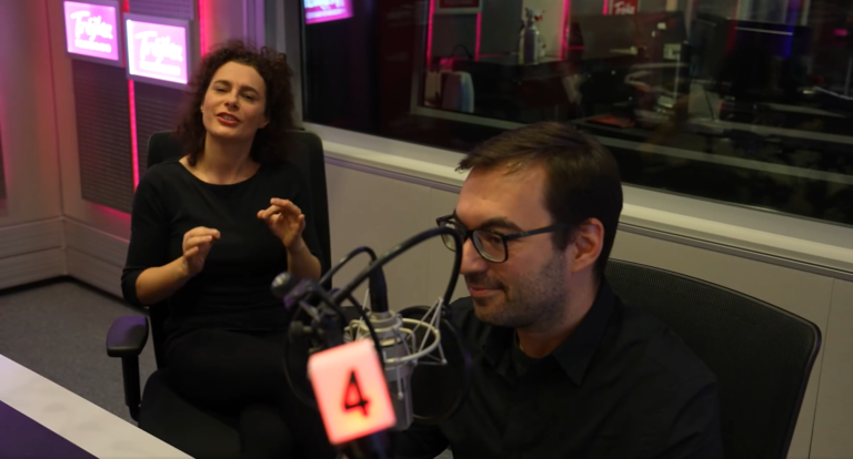 Bernard Kinov i Małgorzata Limanówka w radiowej Trójce