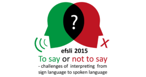 logo konferencji efsli 2015